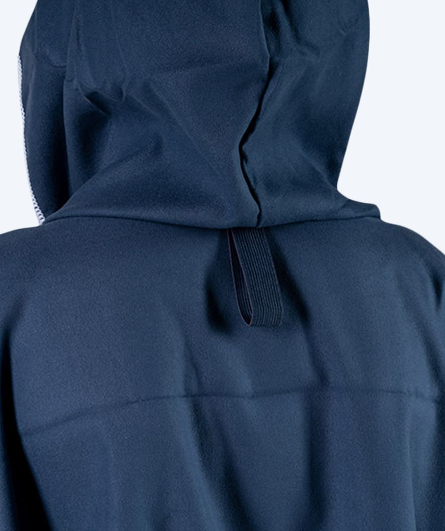Watery bathing poncho for junior (6-15) - Microfiber - Dark blue