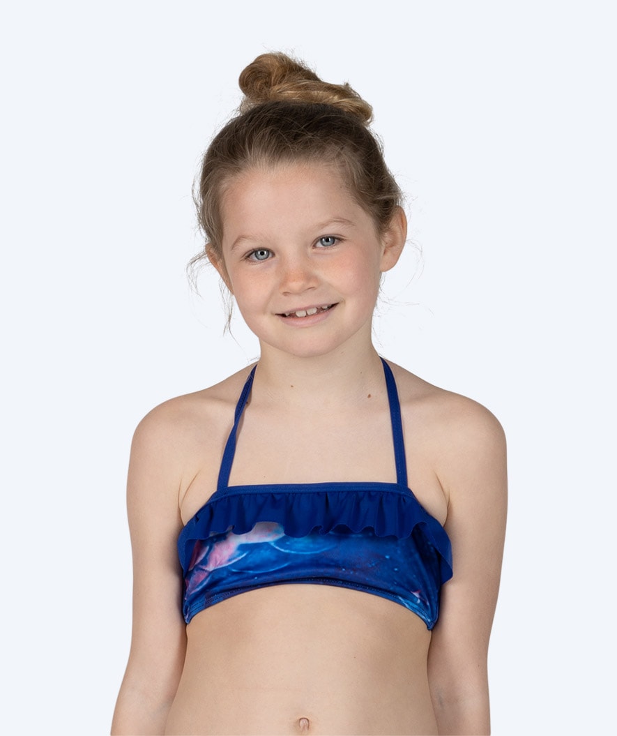 Watery mermaid bikini top for girls - Milky Way