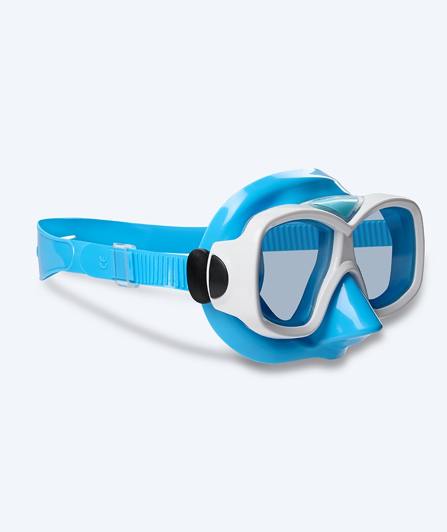 Watery diving mask for junior (8-15) - Misu - Blue/white
