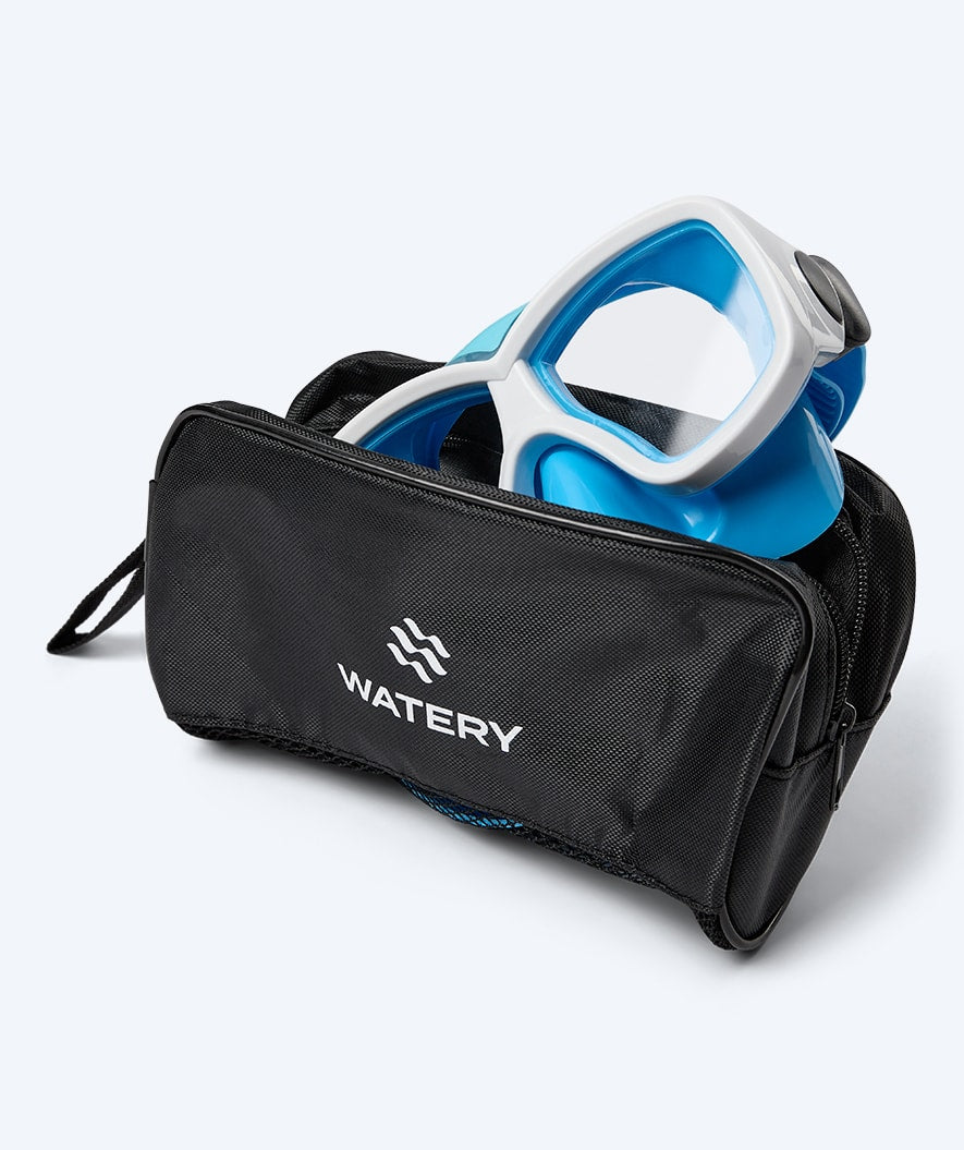 Watery diving mask for junior (8-15) - Misu - Blue/white