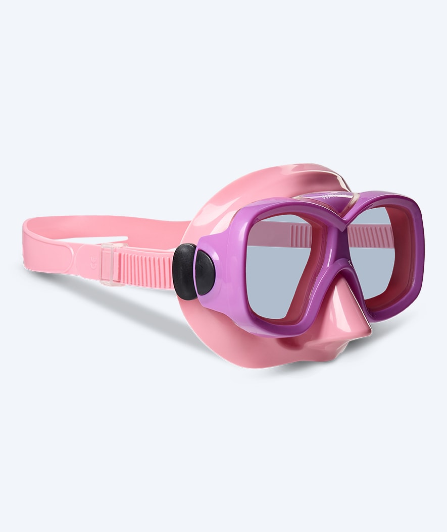Watery diving mask for junior (8-15) - Misu - Light pink/purple