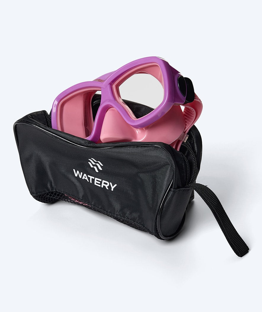 Watery diving mask for junior (8-15) - Misu - Light pink/purple