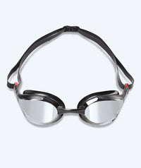 Watery Elite swim goggles - Murphy Mirror - Black/silver