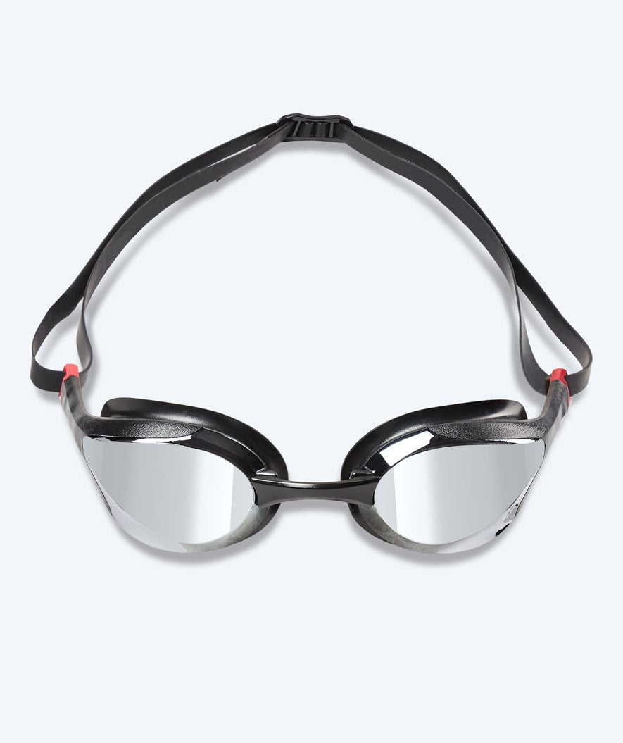 Watery Elite swim goggles - Murphy Mirror - Black/silver