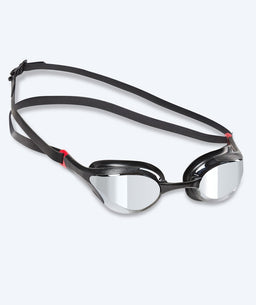 Watery Elite swim goggles - Murphy Mirror - Black/silver