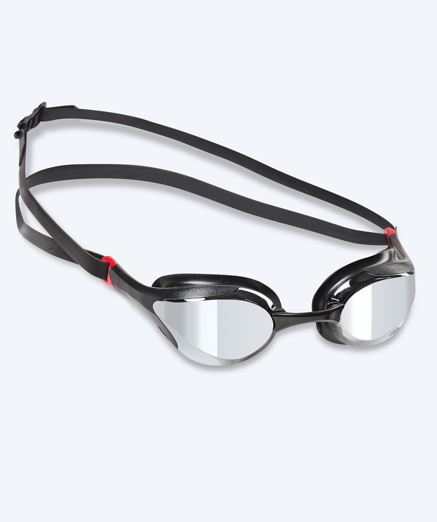 Watery Elite swimming goggles - Murphy Mirror - Black/silver