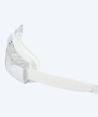 Watery nearsighted prescription swim goggles for adults - (-2.0) til (-5.0) - Naida - White