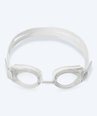 Watery nearsighted prescription swim goggles for adults - (-2.0) til (-5.0) - Naida - White
