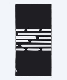 Watery microfiber towel (160 x 80 cm) - Eco Nebraska - Black
