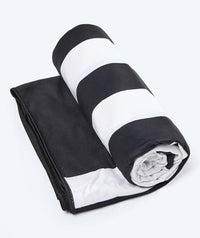 Watery microfiber towel (160 x 80 cm) - Eco Nebraska - Black
