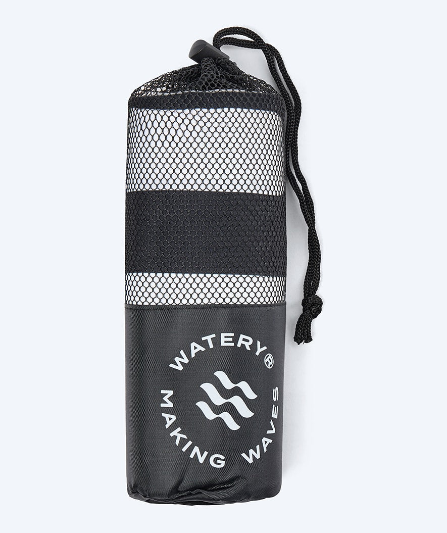 Watery microfiber towel (160 x 80 cm) - Eco Nebraska - Black
