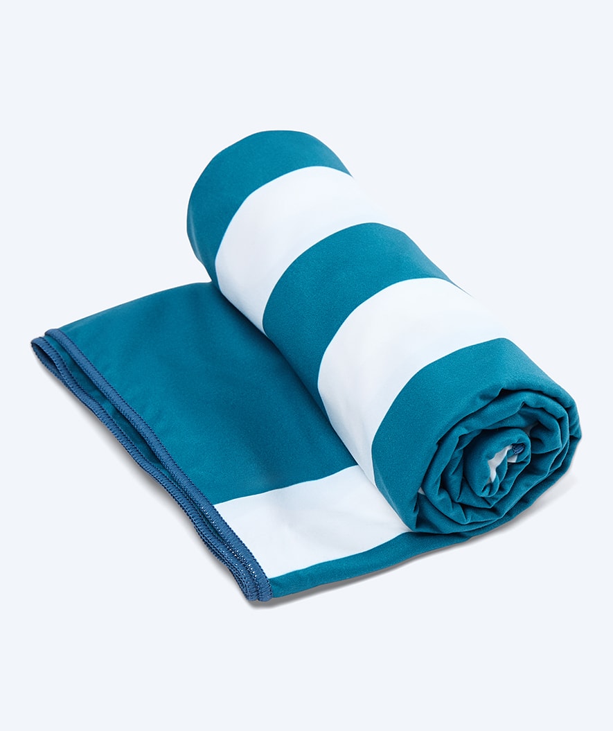 Watery microfiber towel (160 x 80 cm) - Eco Nebraska - Blue