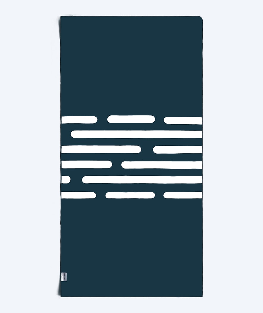 Watery microfiber towel (160 x 80 cm) - Eco Nebraska - Dark blue