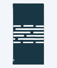 Watery microfiber towel (160 x 80 cm) - Eco Nebraska - Dark blue