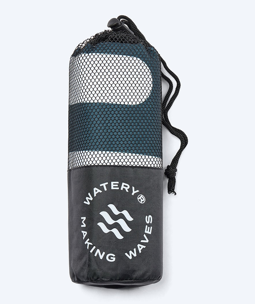 Watery microfiber towel (160 x 80 cm) - Eco Nebraska - Dark blue