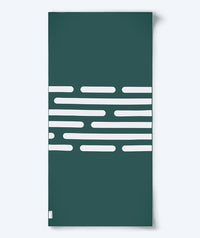 Watery microfiber towel (160 x 80 cm) - Eco Nebraska - Dust Green