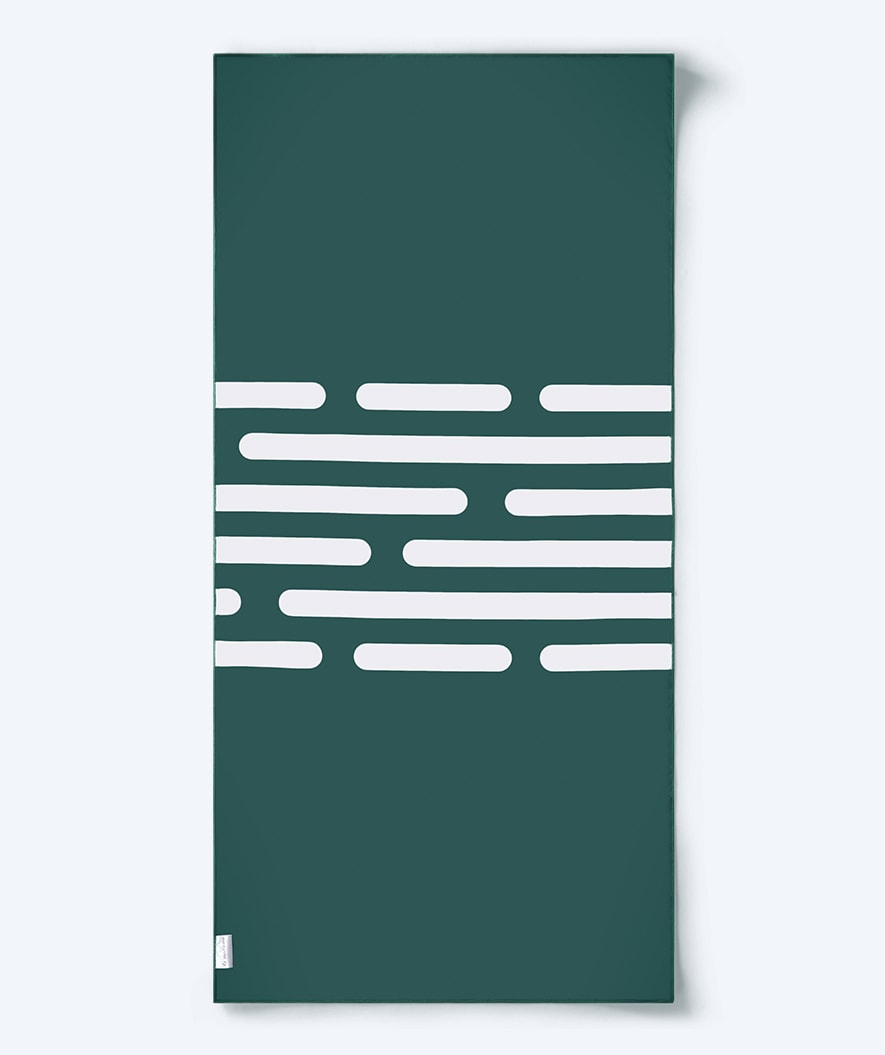 Watery microfiber towel (160 x 80 cm) - Eco Nebraska - Dust Green