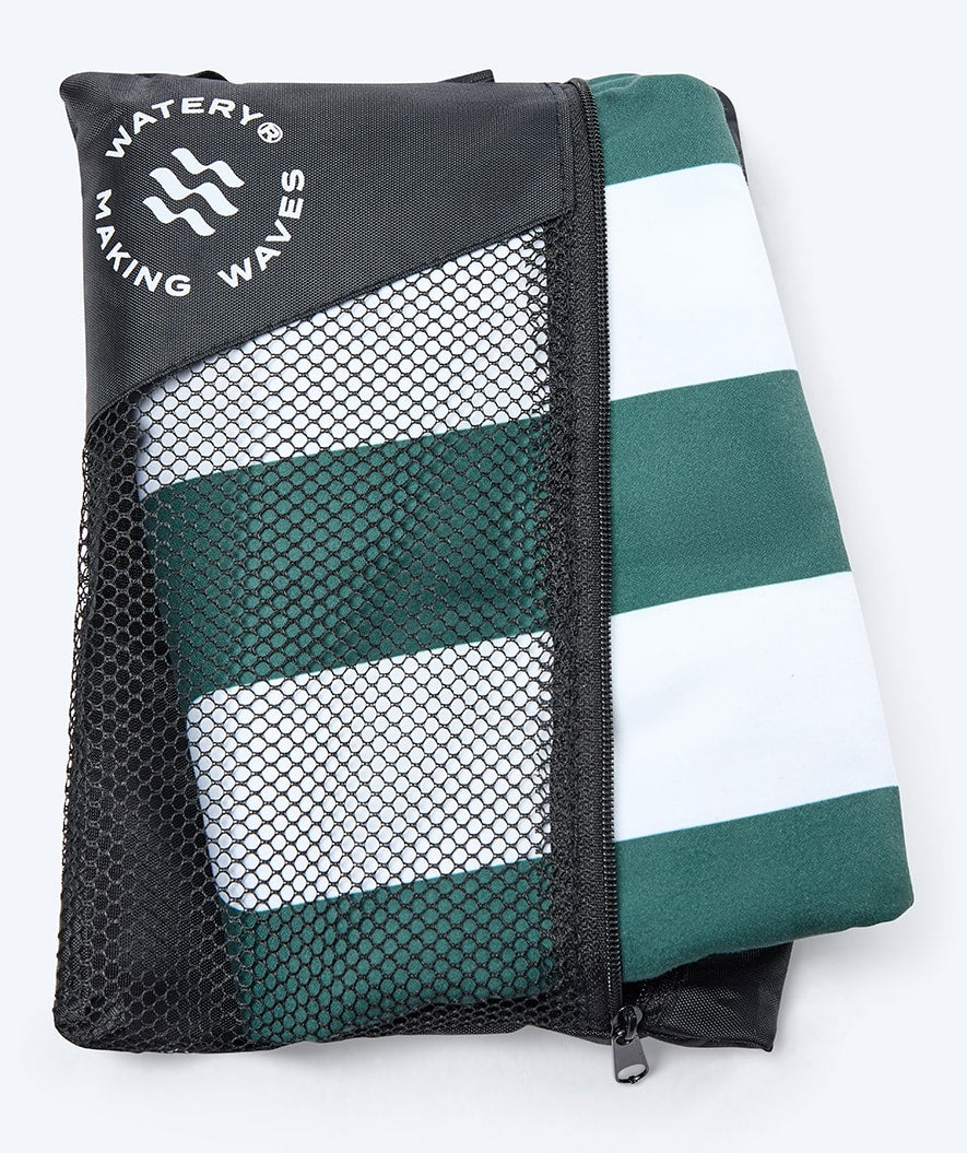 Watery microfiber towel (160 x 80 cm) - Eco Nebraska - Dust Green