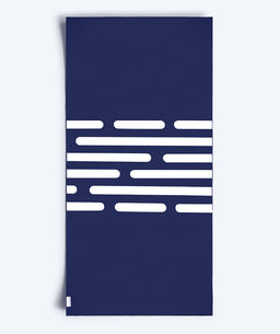 Watery microfiber towel (160 x 80 cm) - Eco Nebraska - Purple