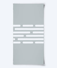 Watery microfiber towel (160 x 80 cm) - Eco Nebraska - Sand