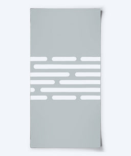 Watery microfiber towel (160 x 80 cm) - Eco Nebraska - Sand