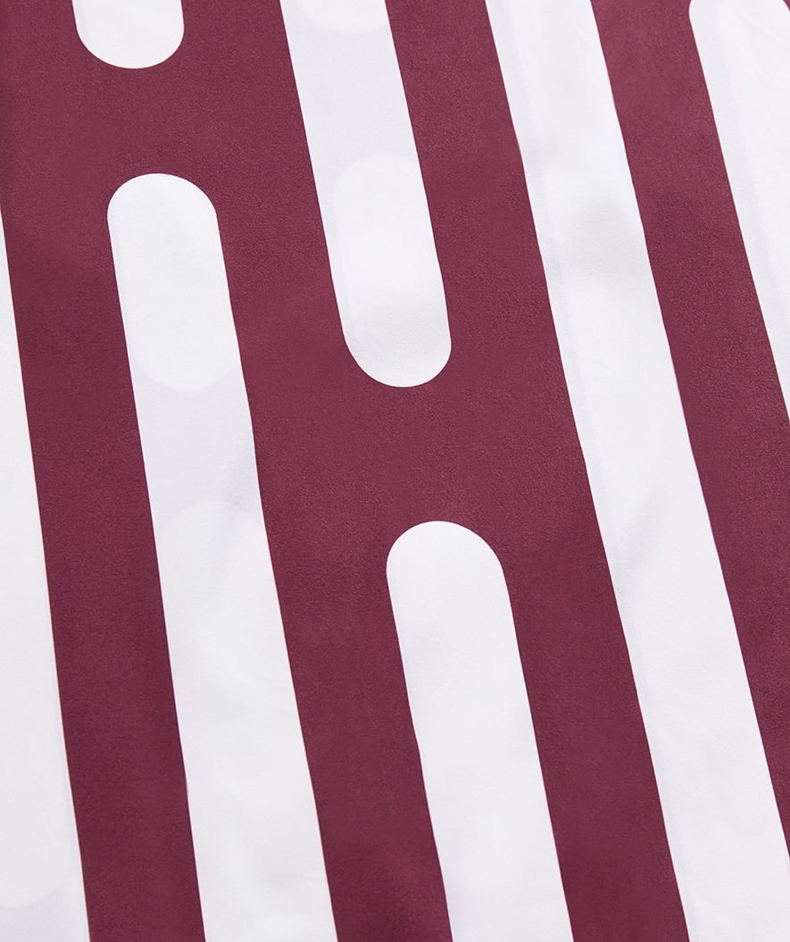 Watery microfiber towel - Eco Nebraska - Dust red