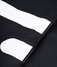 Watery microfiber towel (160 x 80 cm) - Eco Nebraska - Black