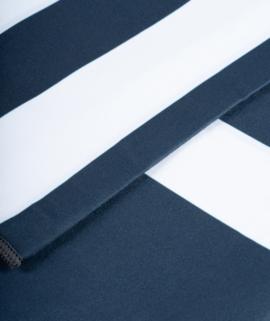 Watery microfiber towel (160 x 80 cm) - Eco Nebraska - Dark blue