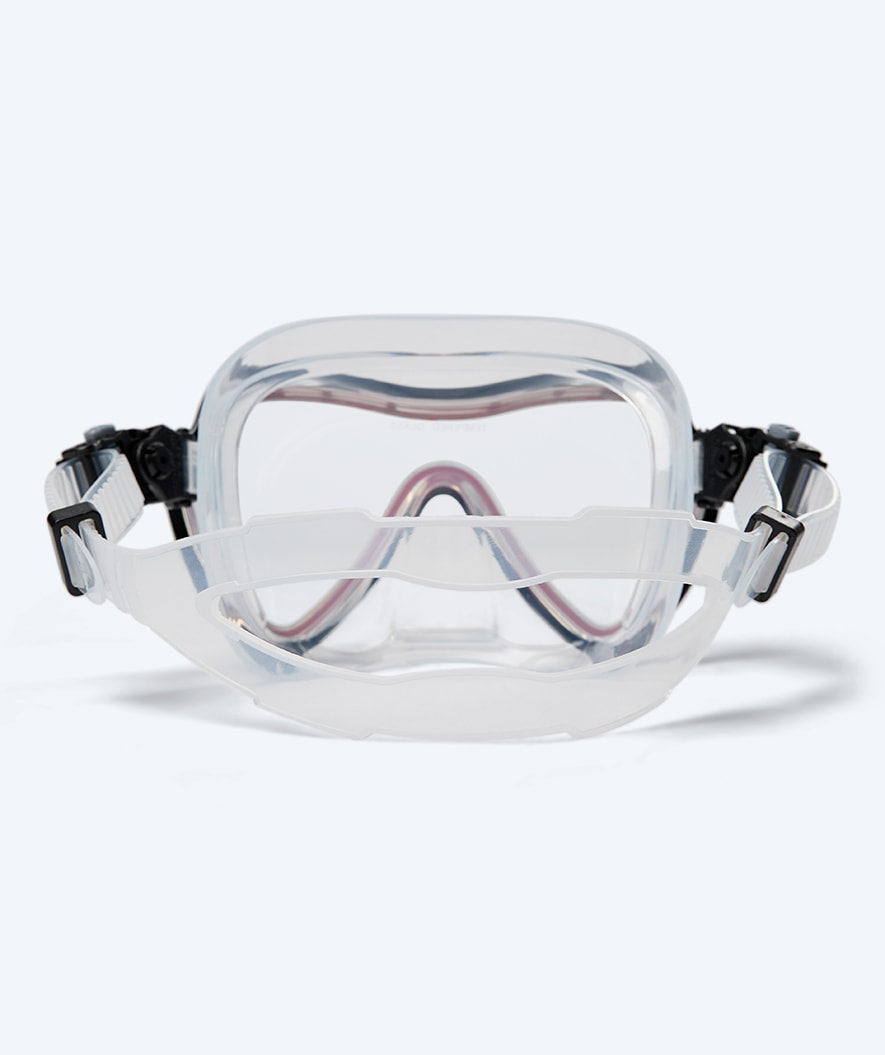 Watery snorkel set for adults (from 15 years) - Nebula/Rilian - Red/Black