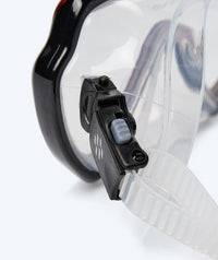 Watery snorkel set for adults (from 15 years) - Nebula/Breeve - Black/Red