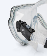 Watery Combo snorkel set for adults (from 15 years) - Nebula - Black