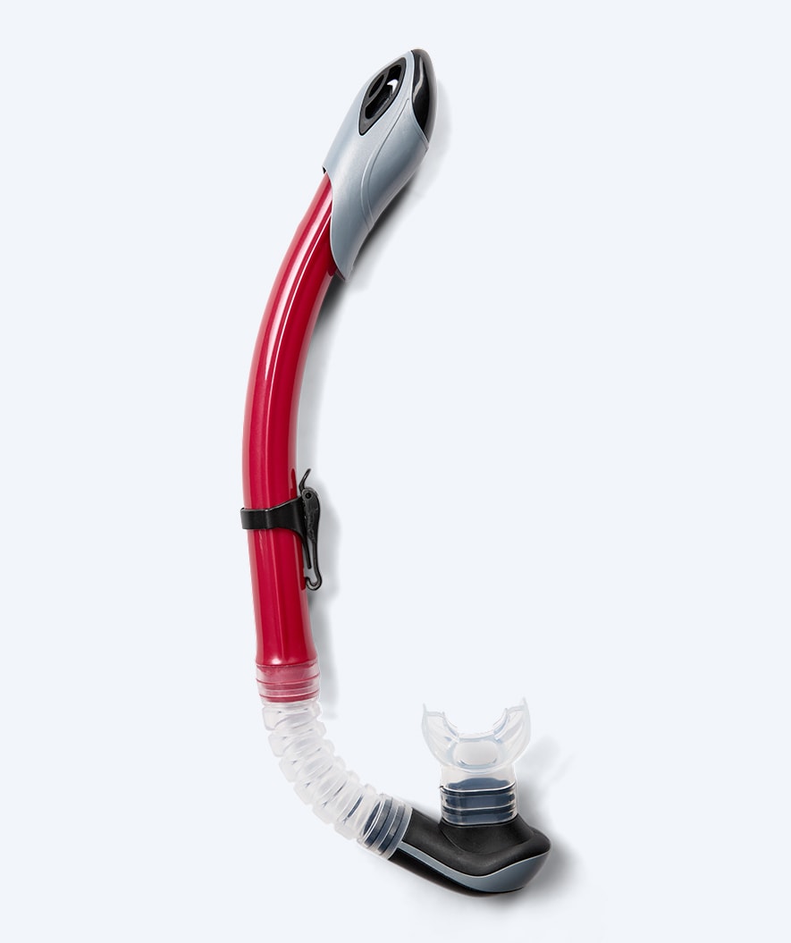 Watery snorkel for adults (from 15 years) - Nebula - Black/red