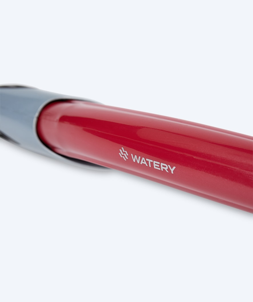 Watery Combo snorkel set for adults (from 15 years) - Nebula - Black/red