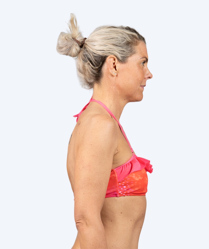 Watery mermaid bikini top for women - Orange Twist
