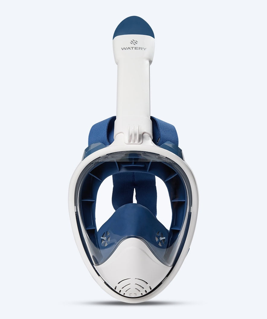 Watery full face diving mask for adults - Oxygen - Blue
