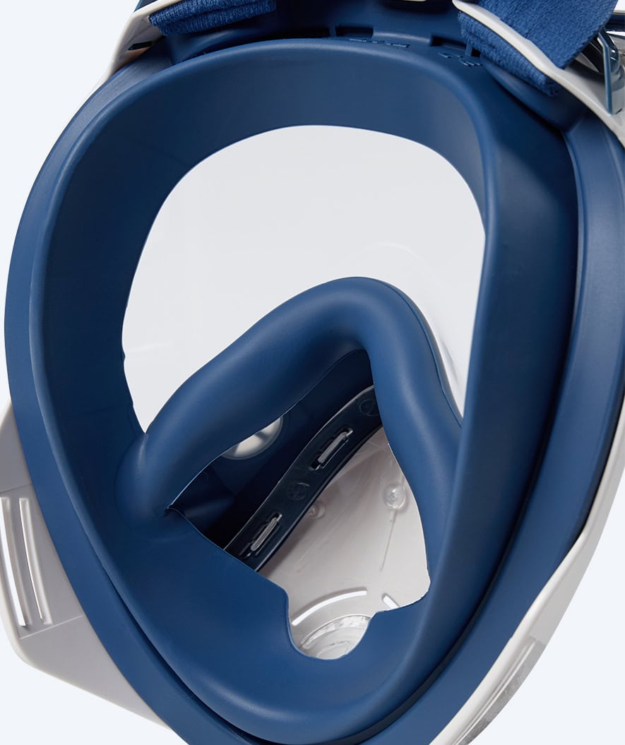 Watery full face diving mask for adults - Oxygen - Blue