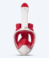 Watery full face diving mask for kids - Oxygen - White/red