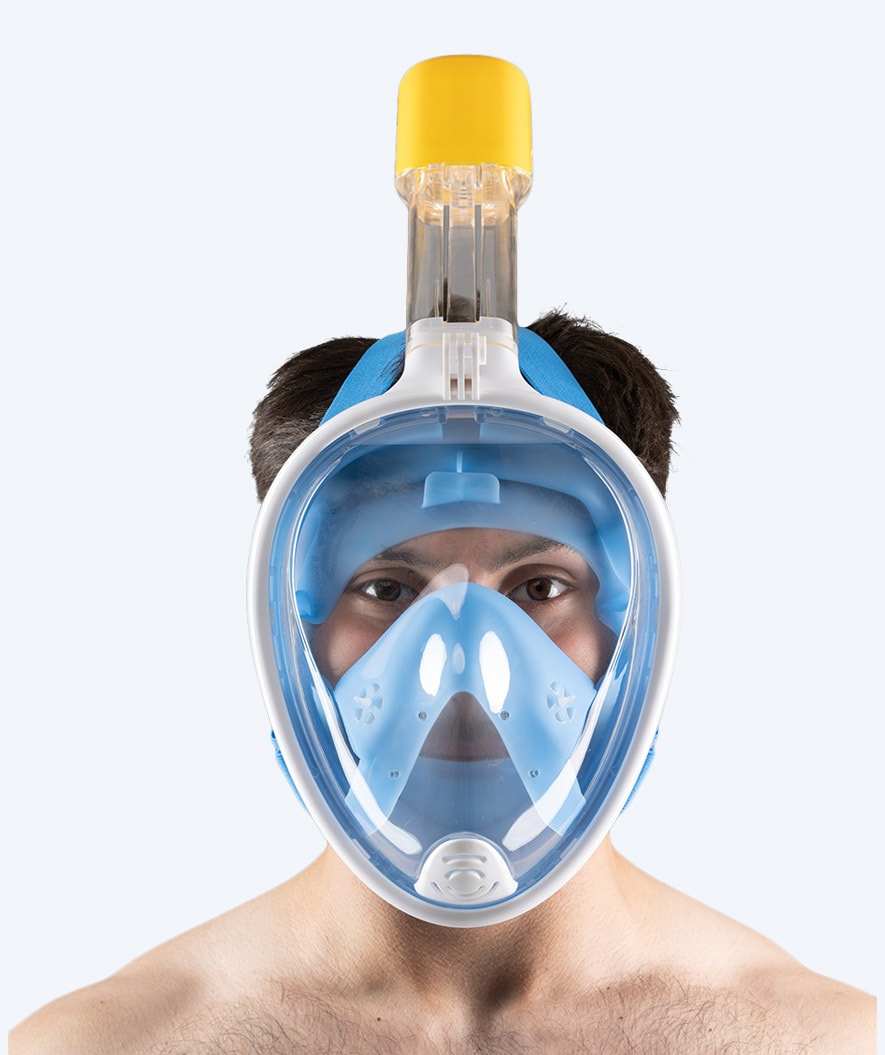 Watery full face diving mask for adults - Oxygen - Blue