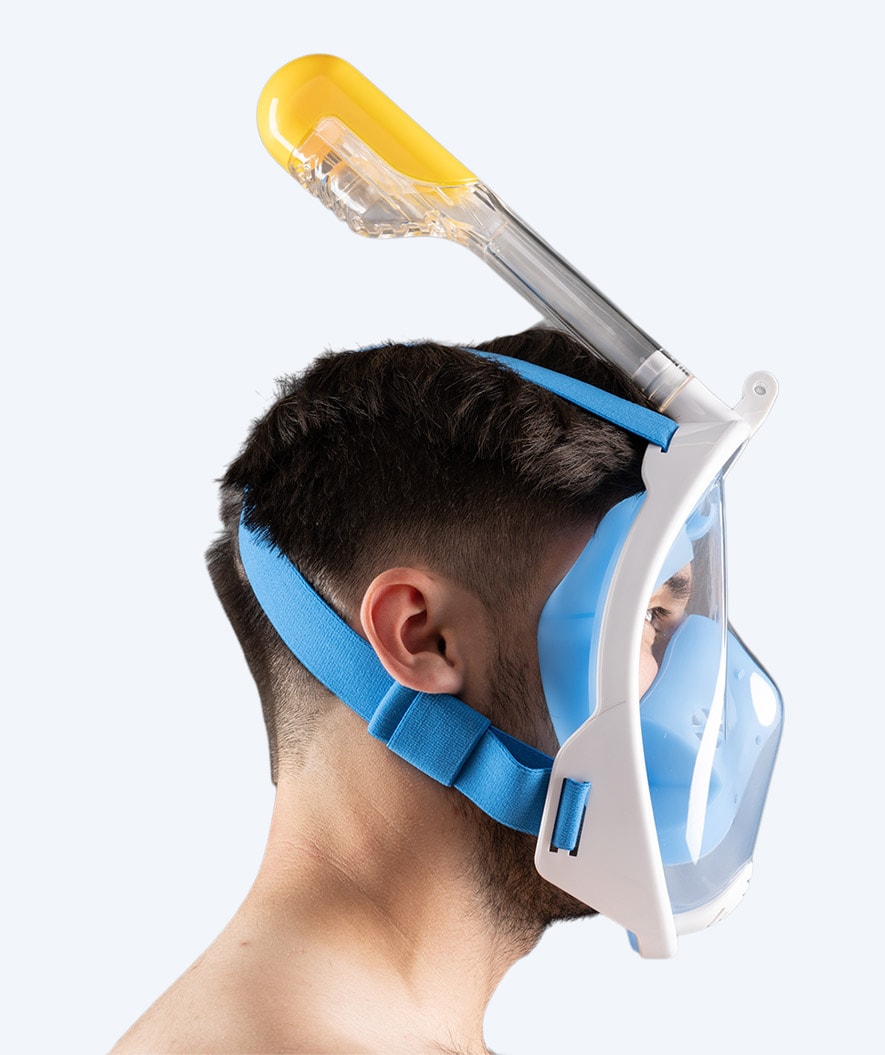Watery full face diving mask for adults - Oxygen - Blue