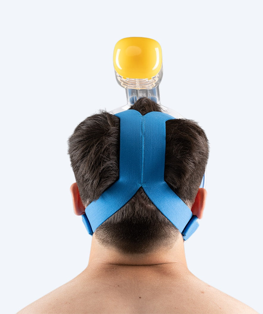 Watery full face diving mask for adults - Oxygen - Blue