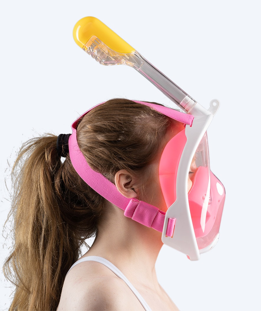 Watery full face diving mask for adults - Oxygen - Pink