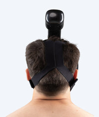 Watery full face diving mask for adults - Oxygen - Black