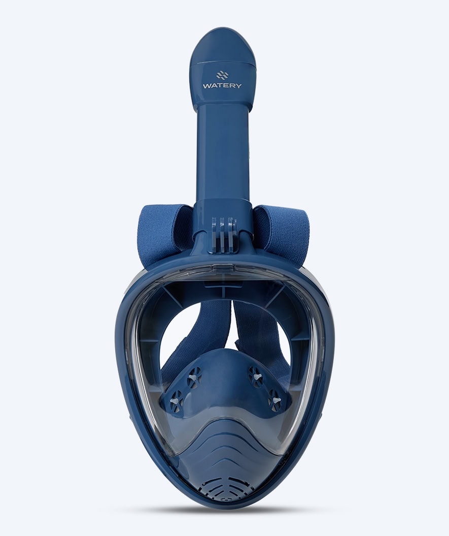 Watery full face diving mask for kids - Oxygen - Dark blue