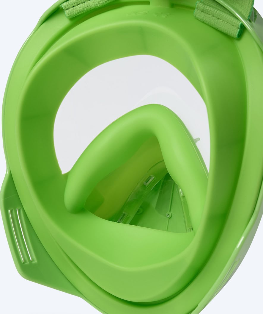 Watery full face diving mask for kids - Oxygen - Green