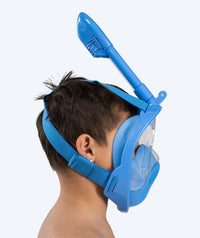 Watery full face diving mask for kids - Oxygen - Atlantic Blue