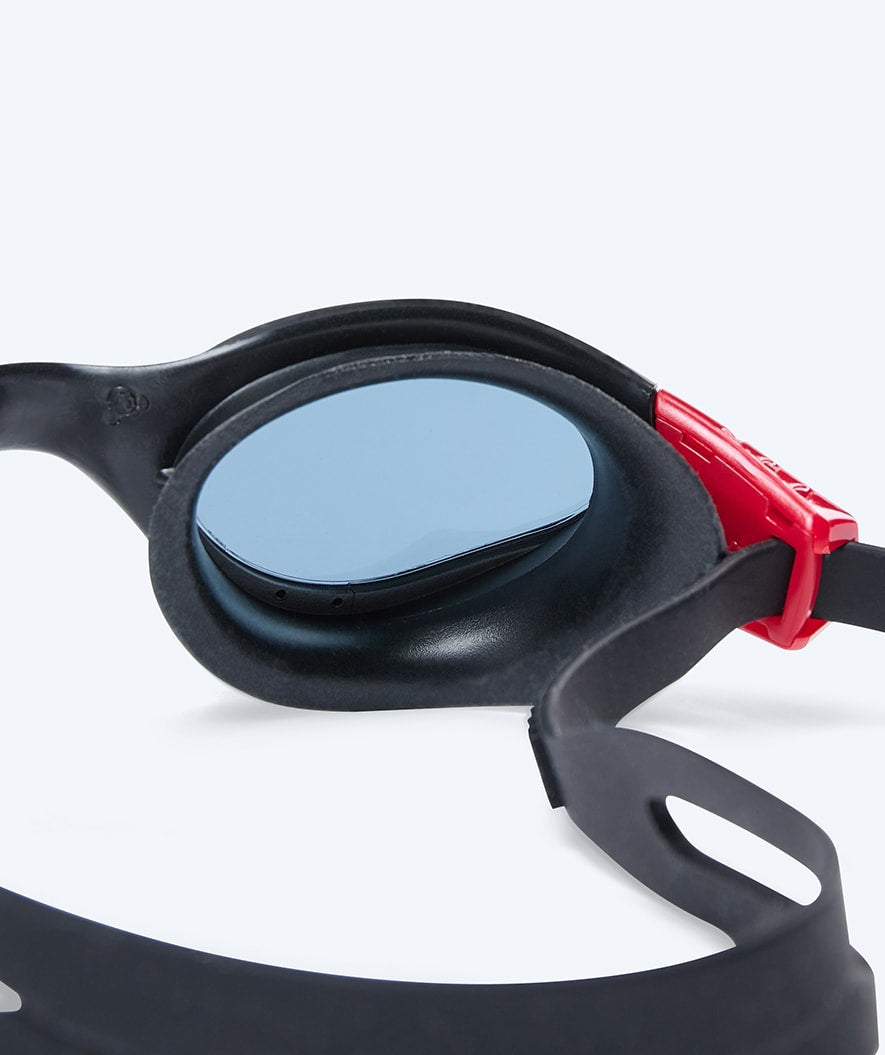 Watery exercise diving goggles - Pacific Active - Black (Smoke lens)
