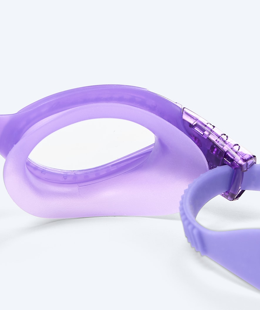 Watery diving goggles for kids - Pacific - Purple/clear