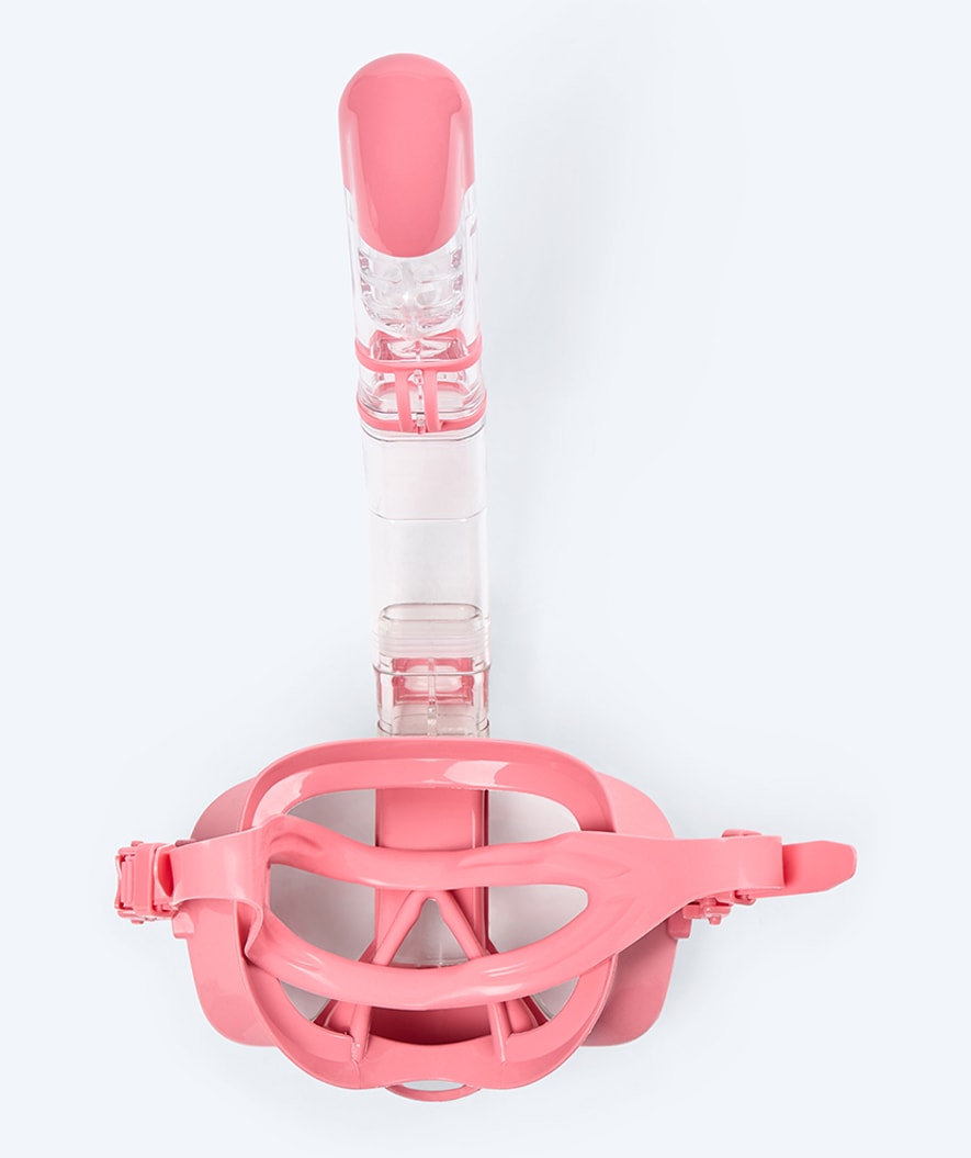 Watery full face diving mask for adults - Pearl - Pink