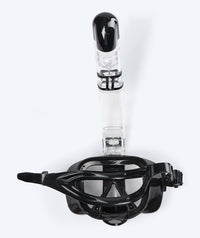 Watery full face snorkel mask for kids - Pearl - Black