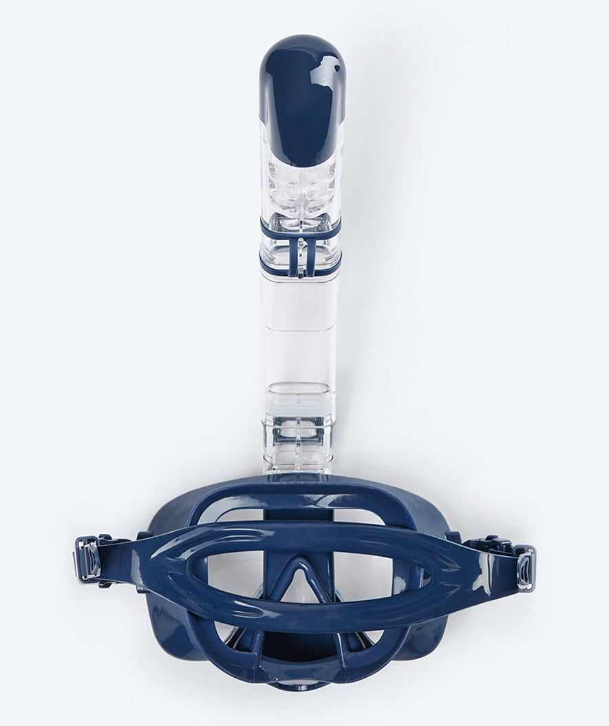Watery full face snorkel mask for kids - Pearl - Dark blue